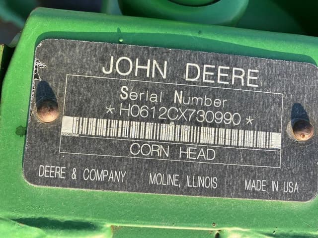 Image of John Deere 612C equipment image 4