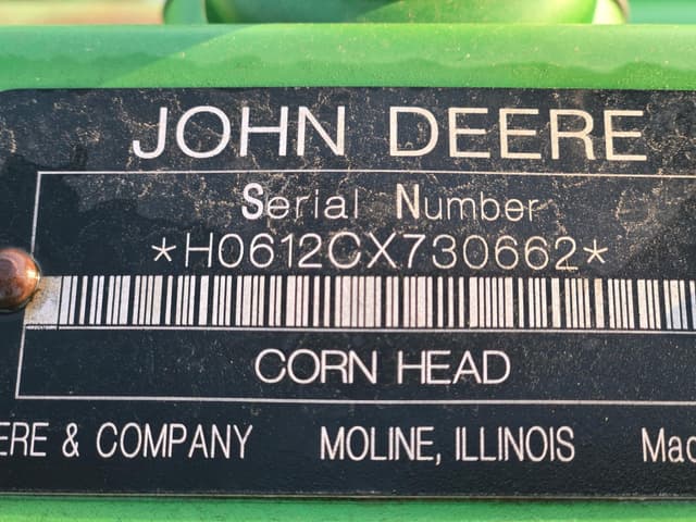 Image of John Deere 612C equipment image 1