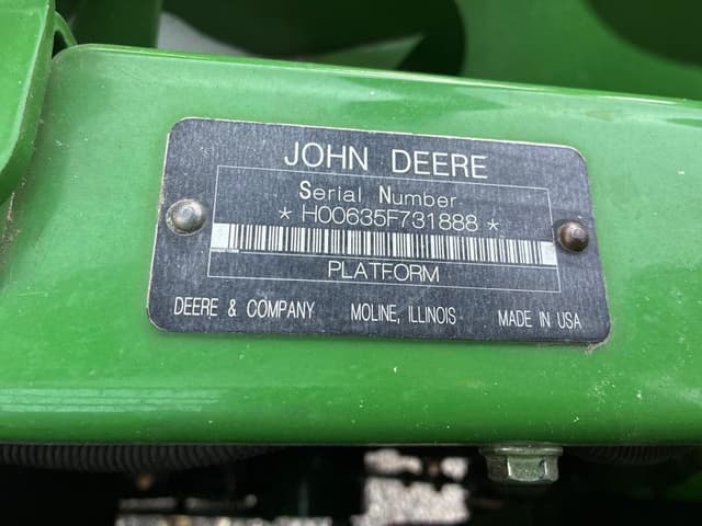 Image of John Deere 635F equipment image 1