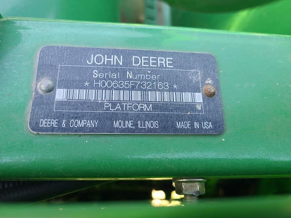 Image of John Deere 635F equipment image 4