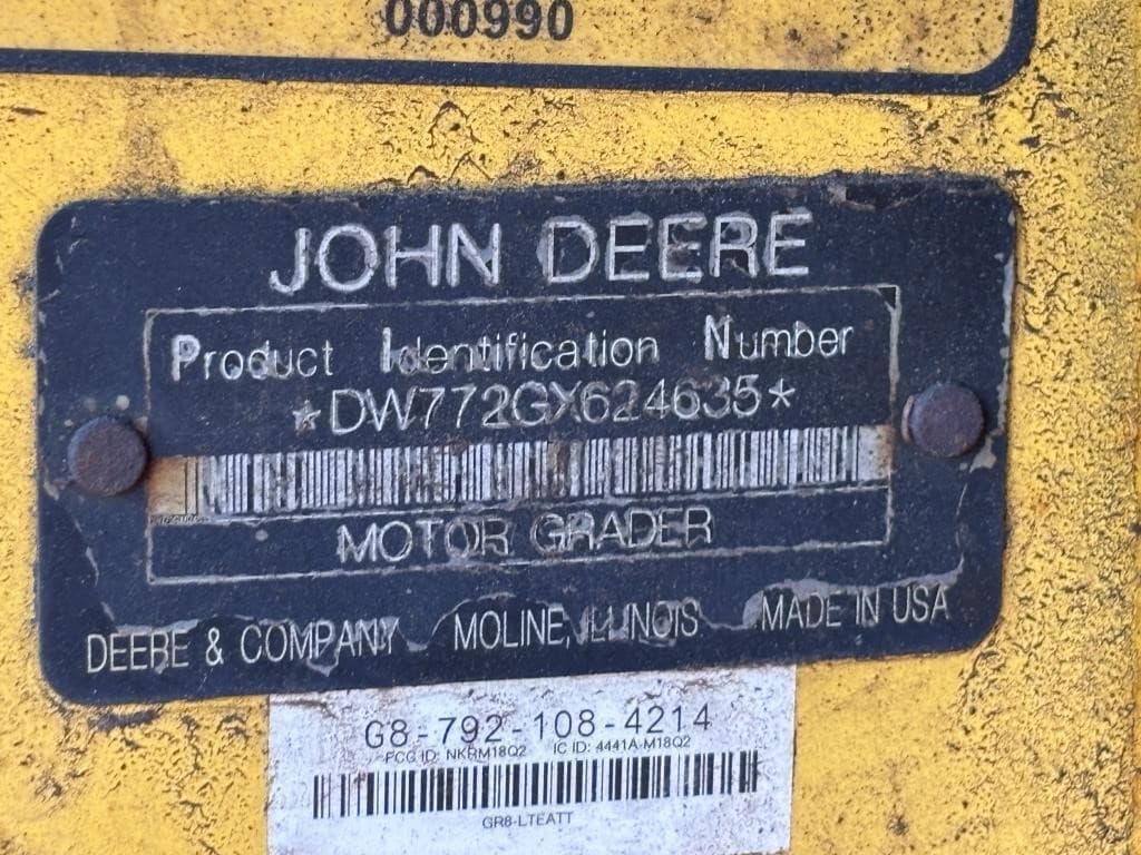 Image of John Deere 772G Image 1