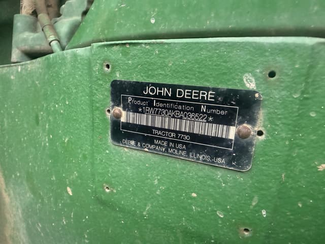 Image of John Deere 7730 equipment image 3
