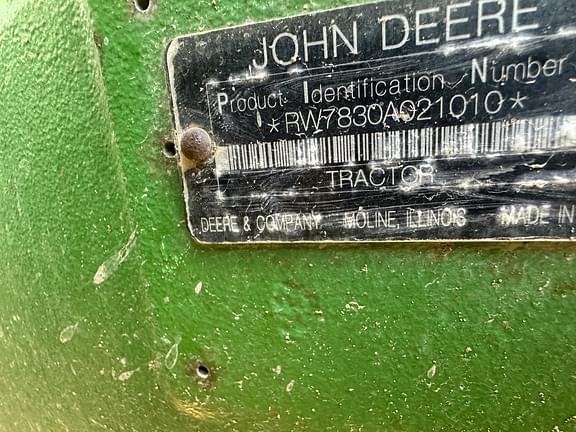 Image of John Deere 7830 equipment image 4