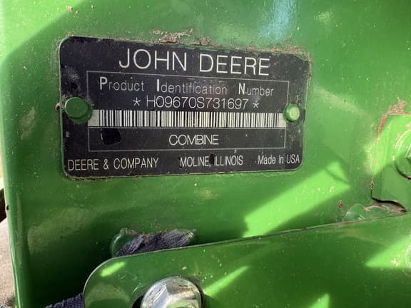Image of John Deere 9670 STS equipment image 1