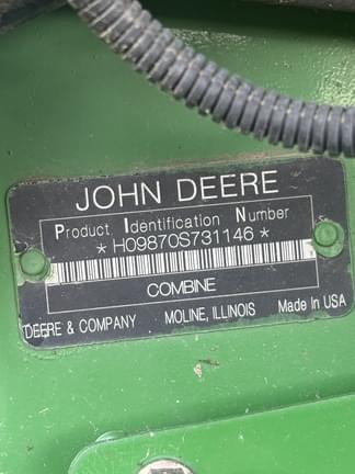Image of John Deere 9870 STS equipment image 4