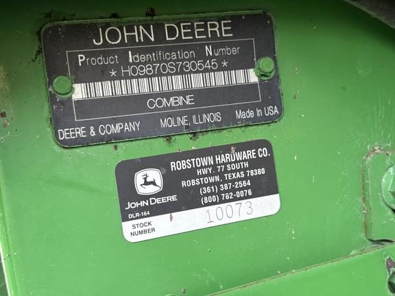 Image of John Deere 9870 STS equipment image 1
