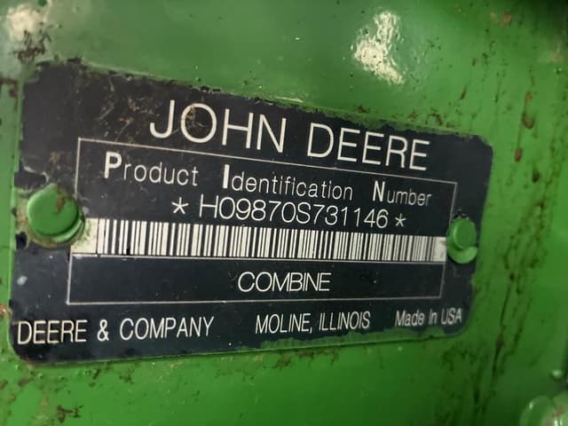 Image of John Deere 9870 STS equipment image 1
