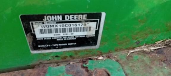 Image of John Deere MX10 equipment image 2