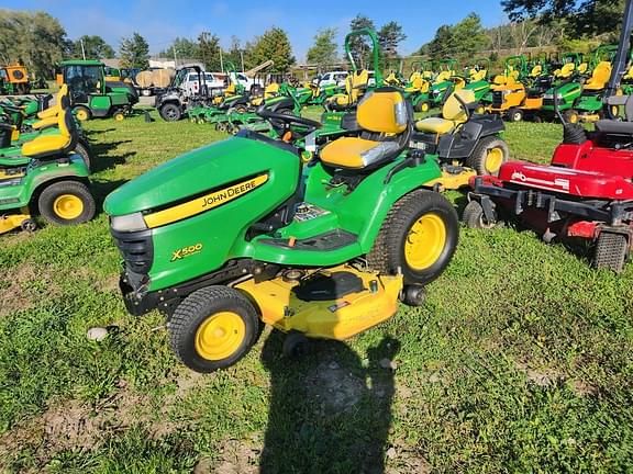 John deere x500 lawn mower hot sale