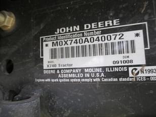 Main image John Deere X740 12