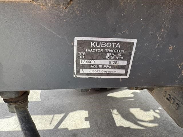 2009 Kubota L3400DT Equipment Image0