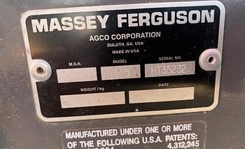 Massey Ferguson AC25 Equipment Image0