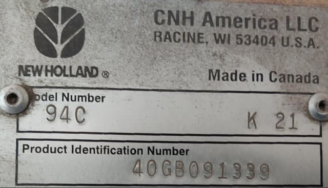 Image of New Holland 94C equipment image 1