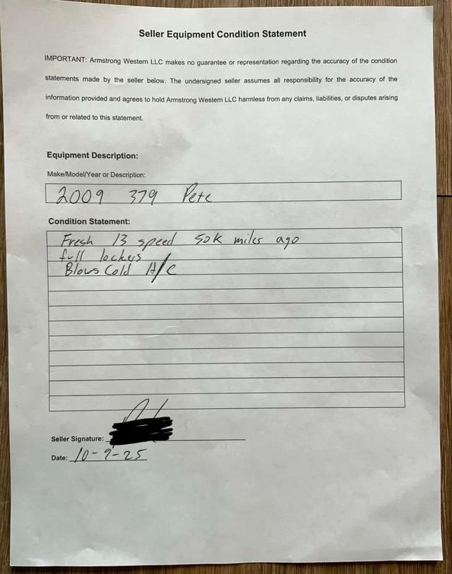 Image of Peterbilt 386 equipment image 1