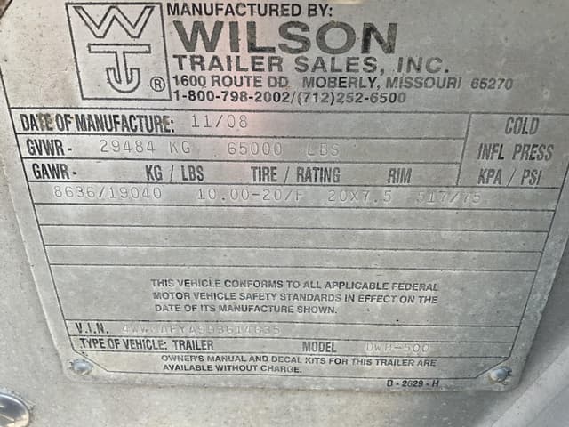 Image of Wilson DWH-500 equipment image 3