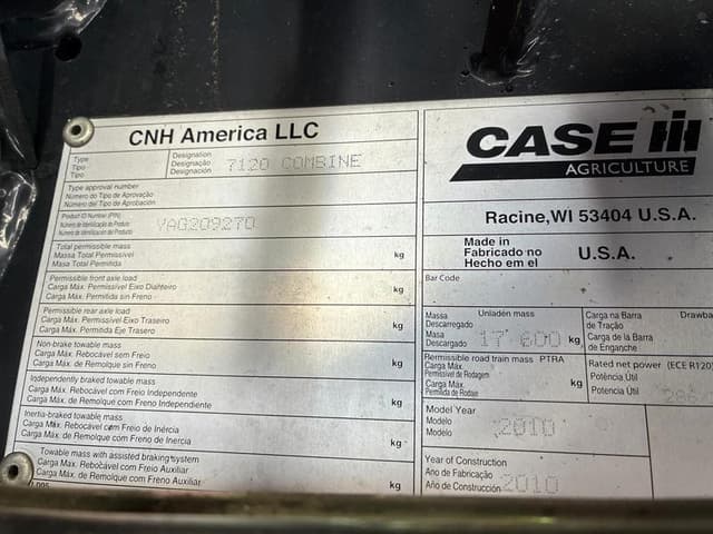 Image of Case IH 7120 equipment image 1