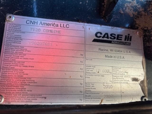 Image of Case IH 7120 equipment image 2