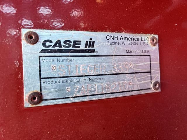 Image of Case IH Steiger 335 equipment image 1