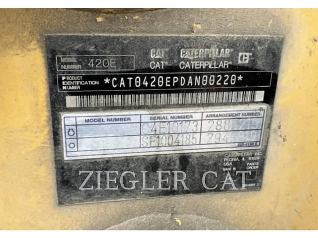 Image of Caterpillar 420E equipment image 4