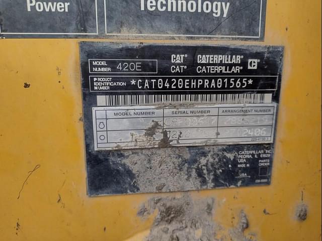 Image of Caterpillar 420E equipment image 4