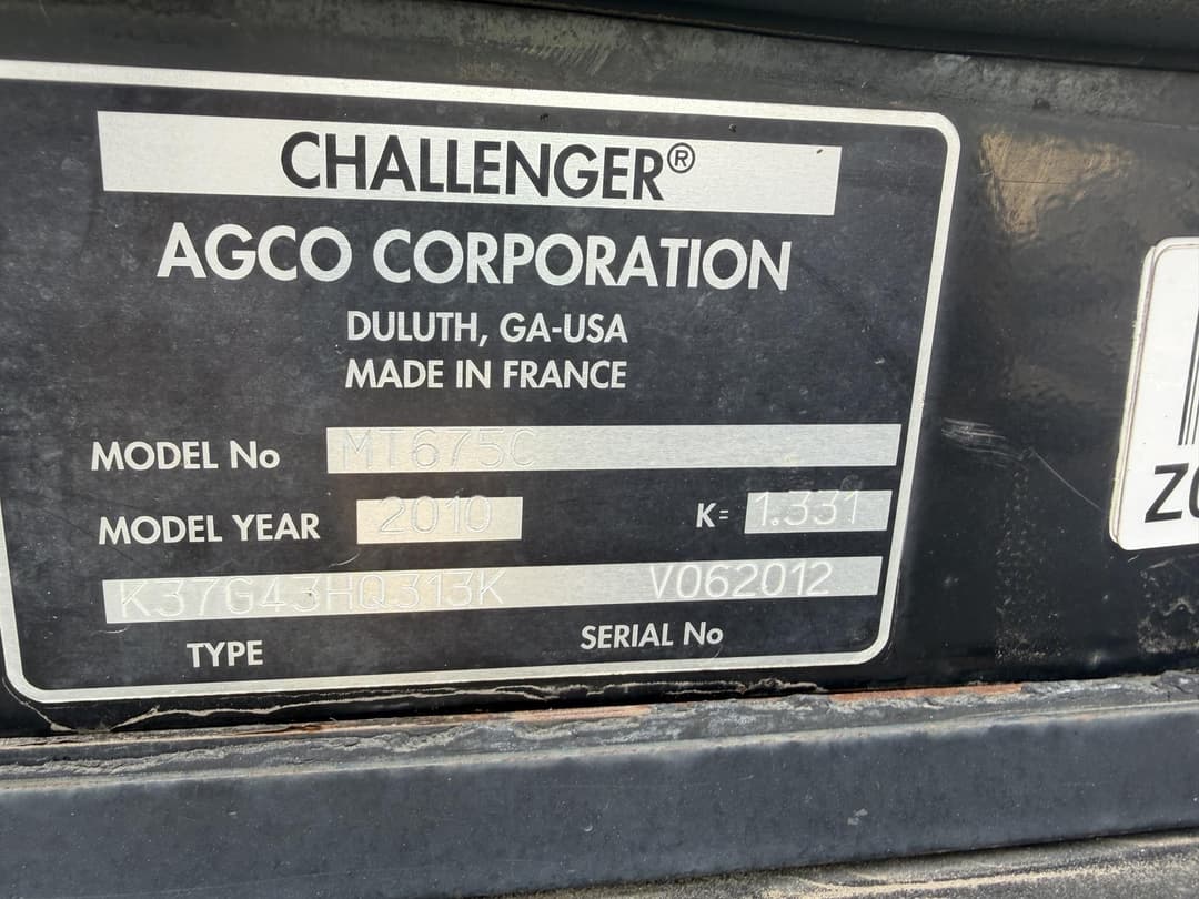 Image of Challenger MT675C Image 1