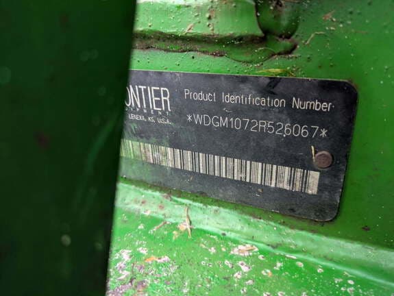 Image of Frontier GM1072R equipment image 4