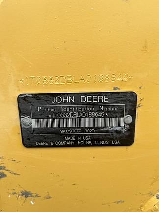 Image of John Deere 332D equipment image 1
