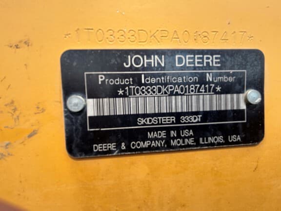 Image of John Deere 333D equipment image 4