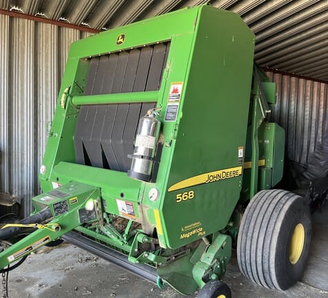 2010 John Deere 568 Mega Wide Plus Equipment Image0
