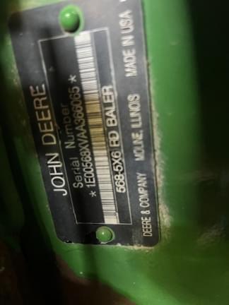 Image of John Deere 568 equipment image 1