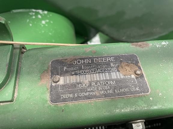 Image of John Deere 630F equipment image 2