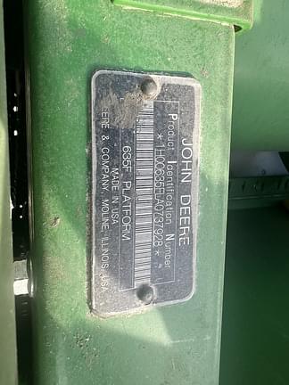 Image of John Deere 635F equipment image 1