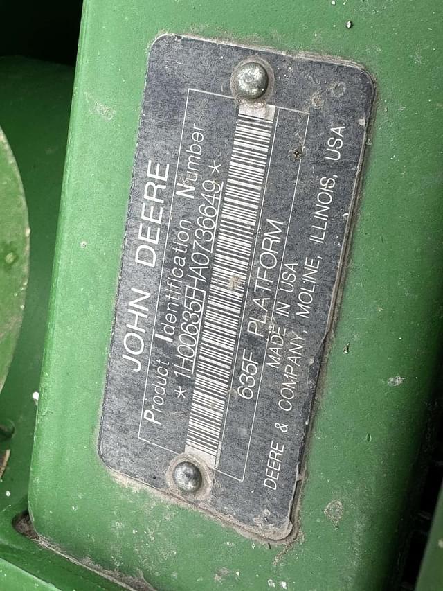 Image of John Deere 635F equipment image 4
