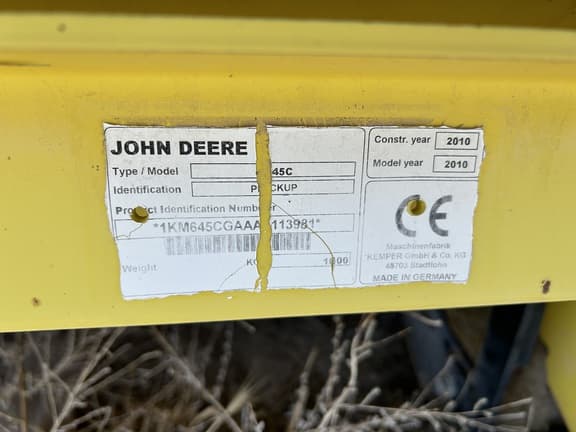 Image of John Deere 645C equipment image 4