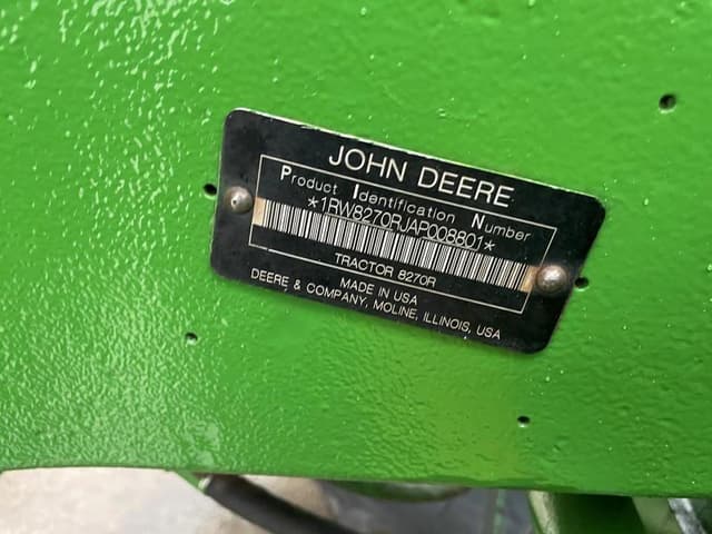 Image of John Deere 8270R equipment image 1