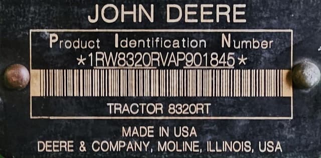 Image of John Deere 8320RT equipment image 3