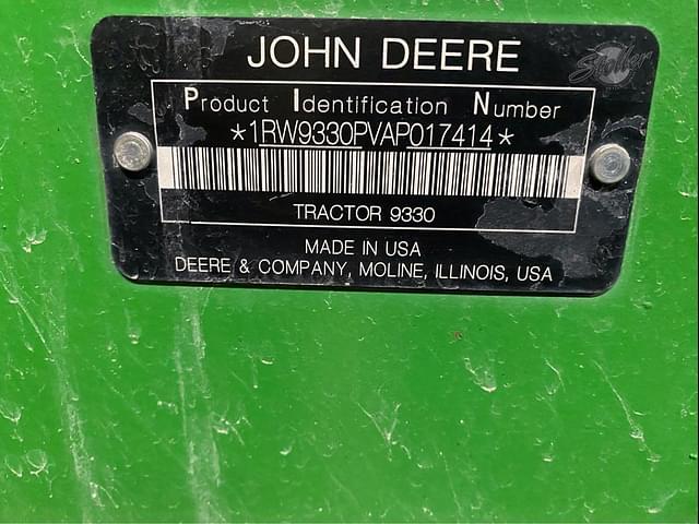 Image of John Deere 9330 equipment image 1