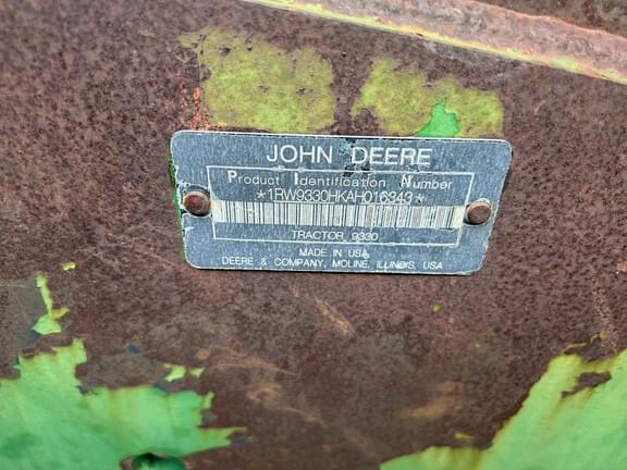 Image of John Deere 9330 equipment image 4