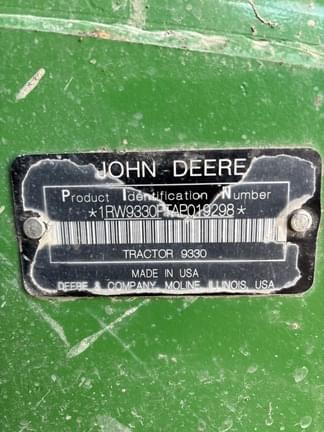 Image of John Deere 9330 equipment image 2