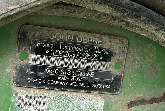 Image of John Deere 9670 STS equipment image 1