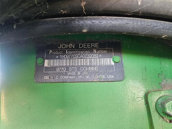 Image of John Deere 9770 STS equipment image 1