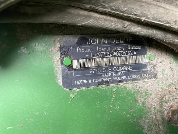 Image of John Deere 9770 STS equipment image 1