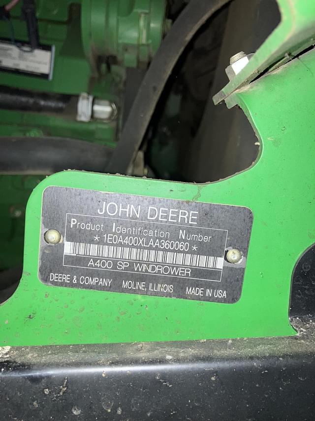 Image of John Deere A400 equipment image 1