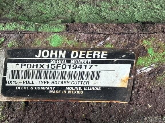 Image of John Deere HX15 equipment image 4