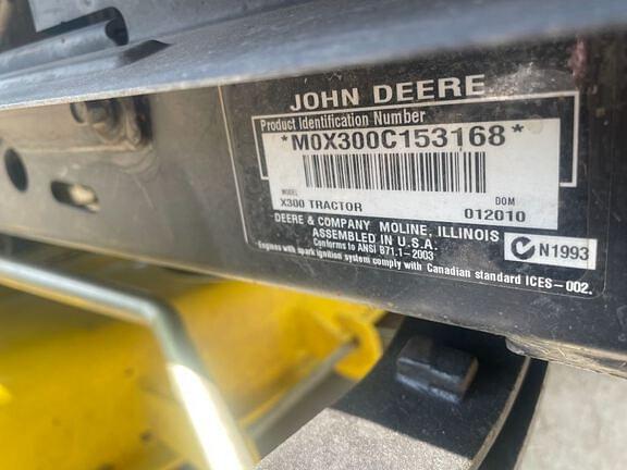 Image of John Deere X300 equipment image 4