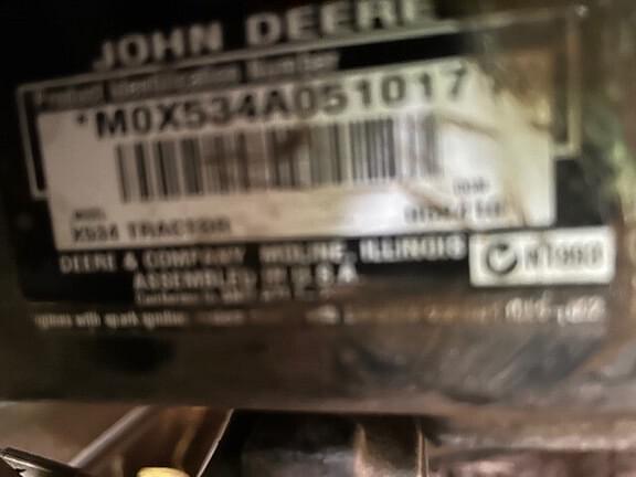 Image of John Deere X534 equipment image 1