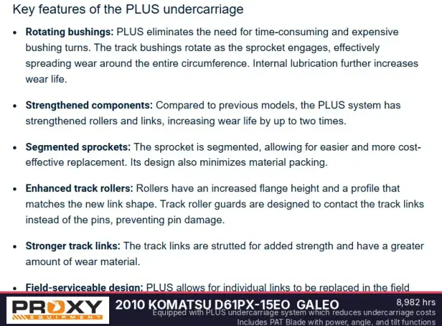 Image of Komatsu D61PX-15E0 equipment image 2