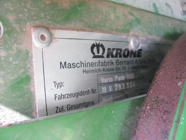 Image of Krone Vario Pack 1800 equipment image 1