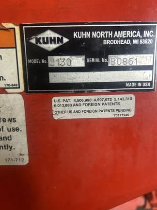 Image of Kuhn Knight 3130 equipment image 1