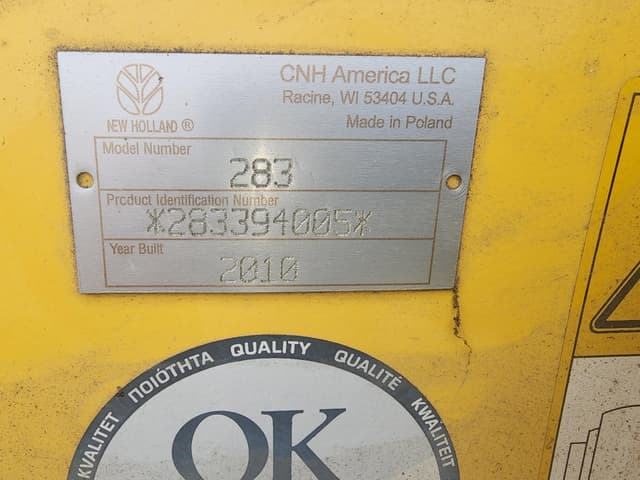 Image of New Holland 280FP equipment image 4